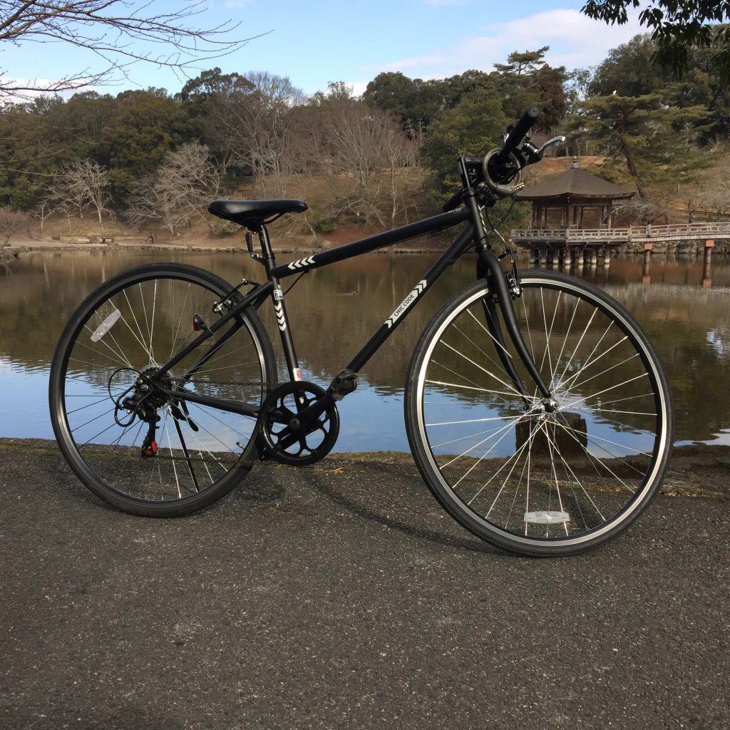 レンタル自転車 クロスバイク6段変速で奈良を観光しよう