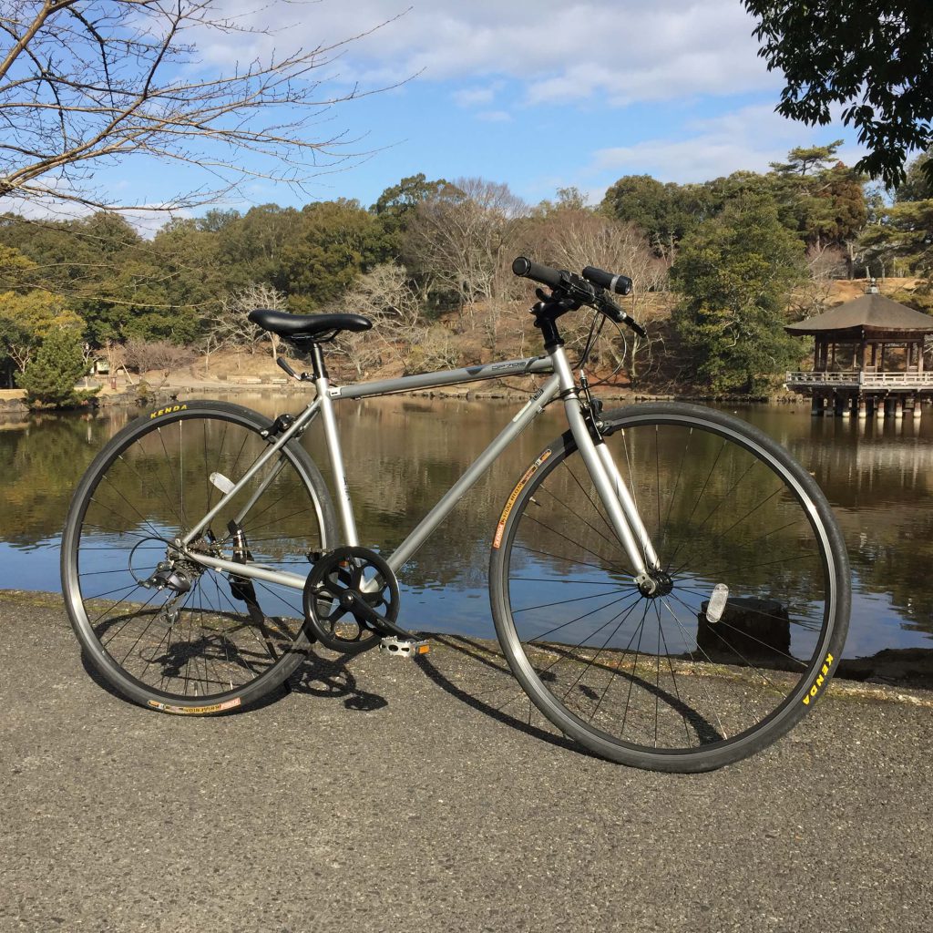 レンタル自転車 クロスバイク8段変速で奈良を観光しよう